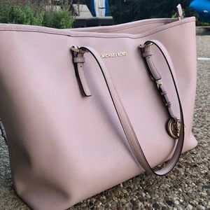 Michael Kors Jet Set Tote Dusty Rose WORN ONCE